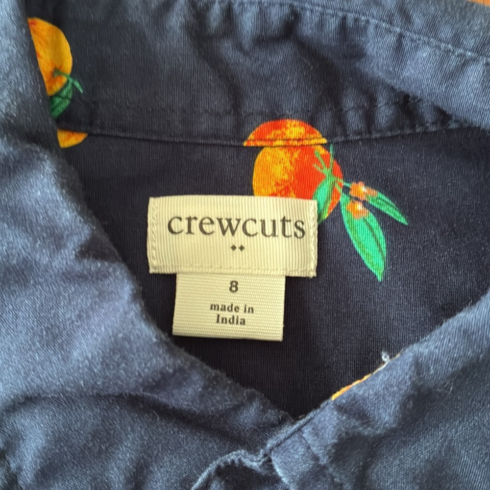 Crewcuts navy button down shirt - Picture 2 of 5